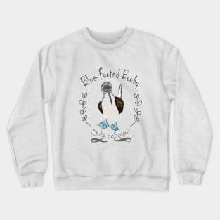 Blue footed booby Crewneck Sweatshirt